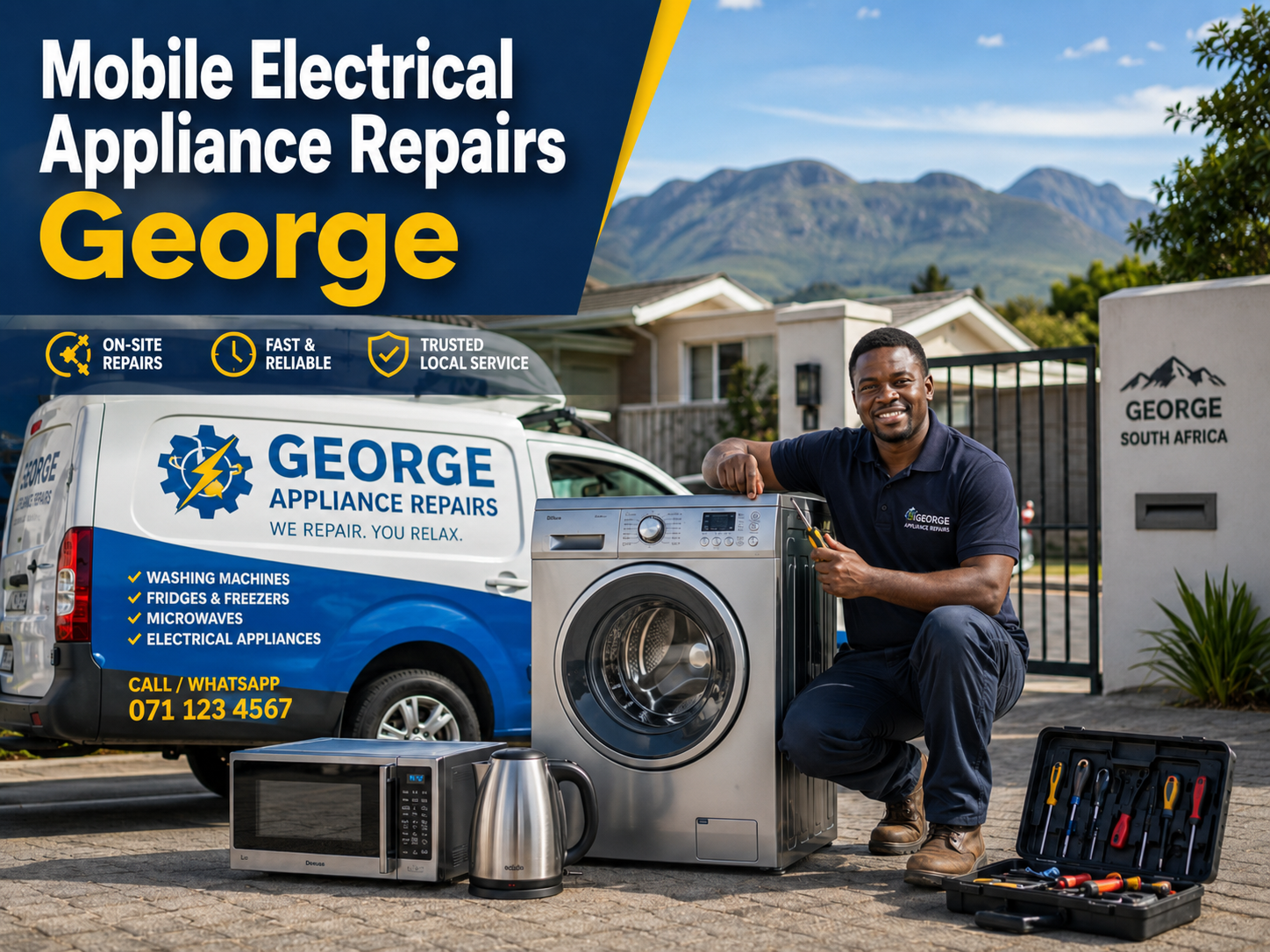 Mobile Electrical Appliance Repairs George